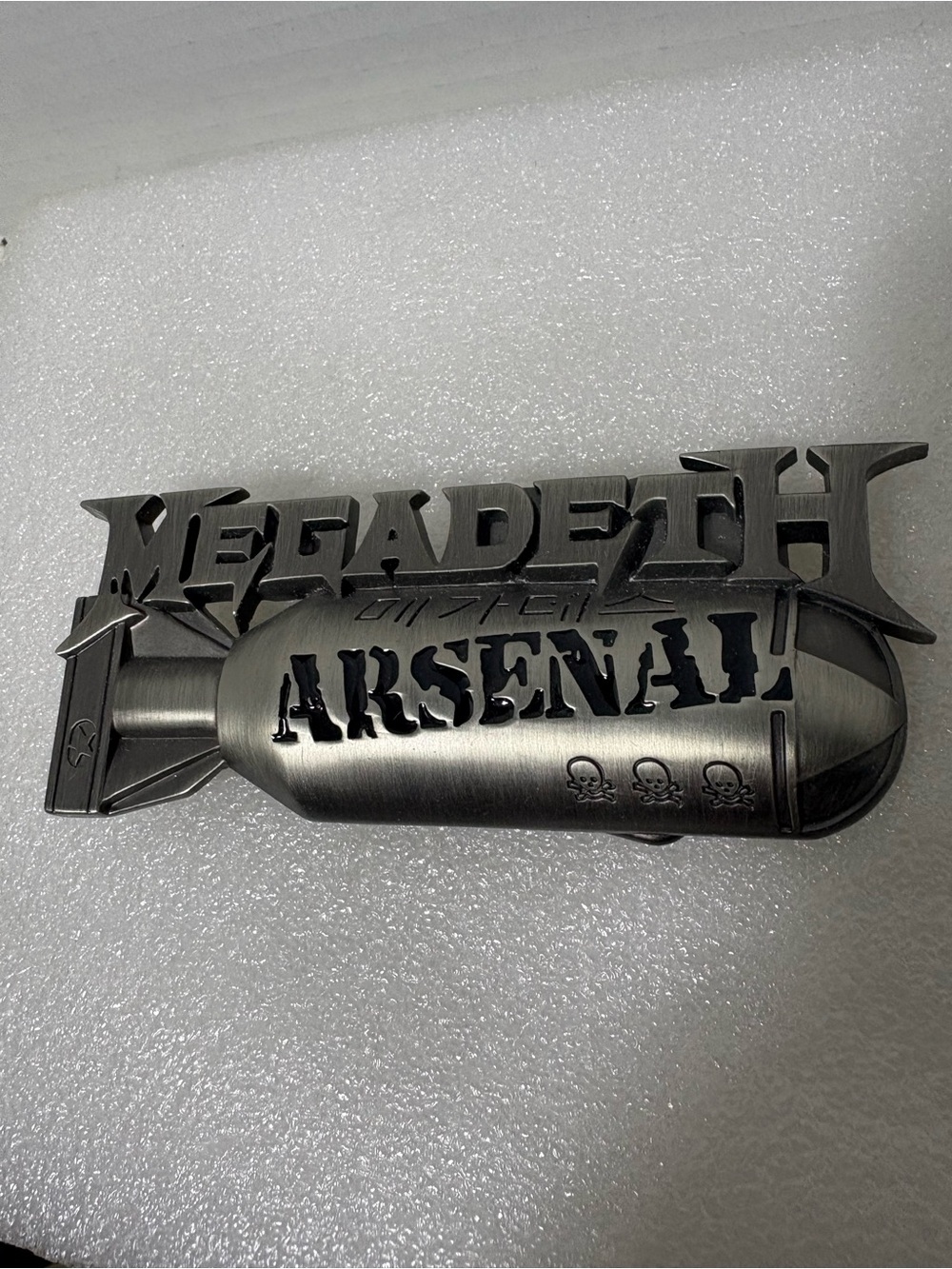 Megadeath - Arsenal Belt Buckle